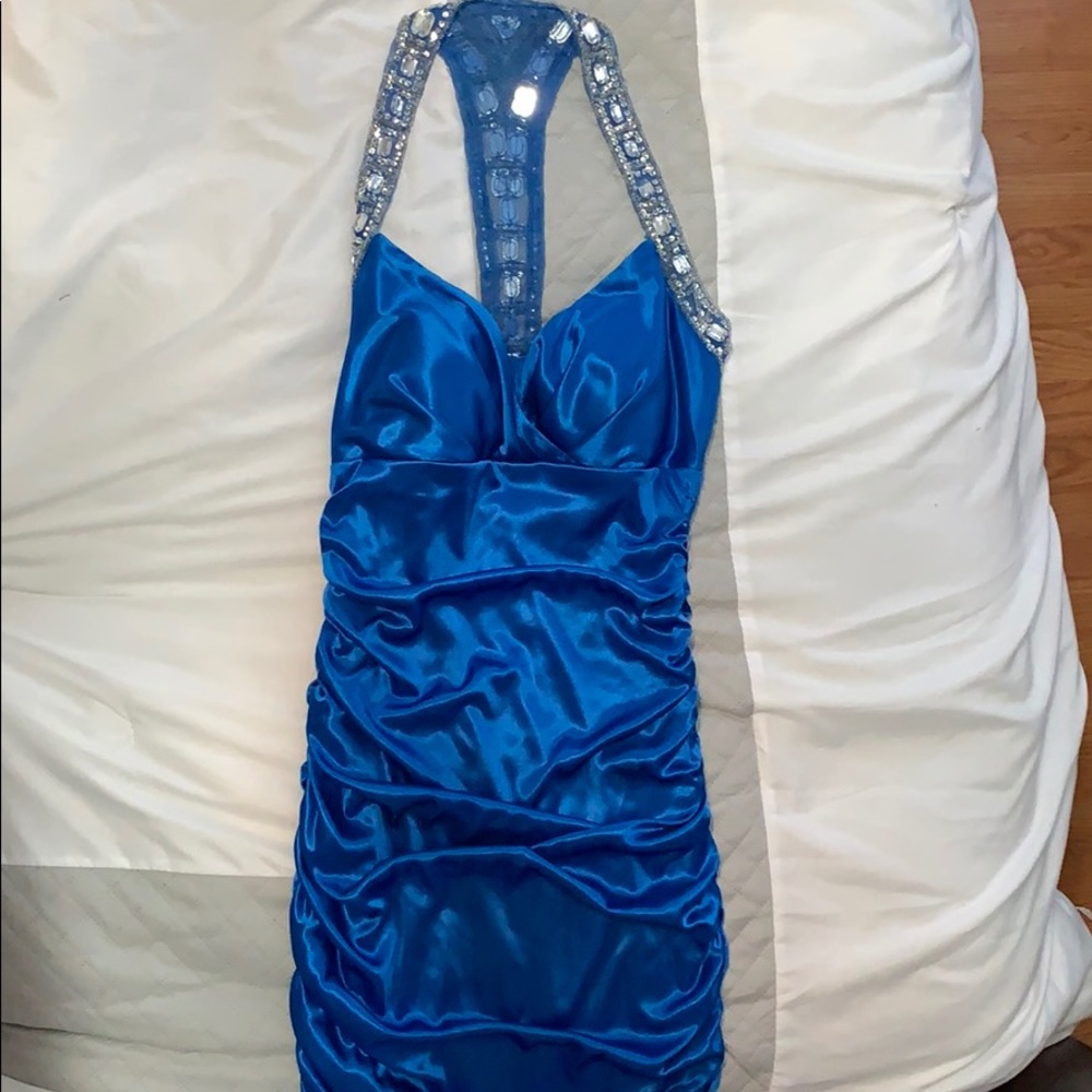 Royal blue dress